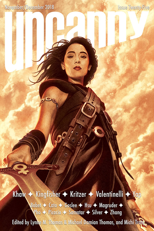 Uncanny Magazine Issue 25 | Cover art by John Picacio