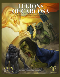 Legions of Carcosa Cover Art features four monsters